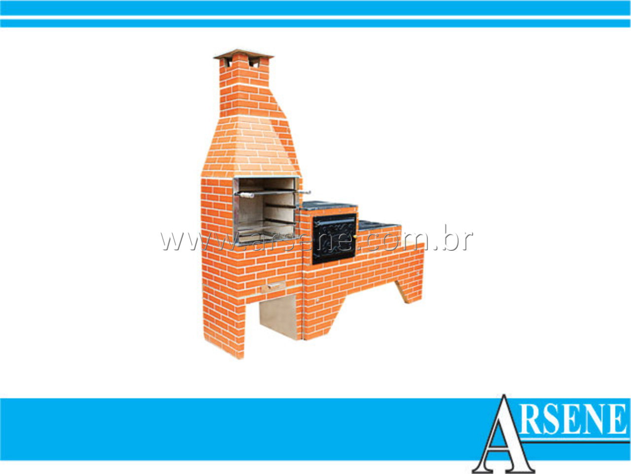 Churrasqueira Trio Tijolinho